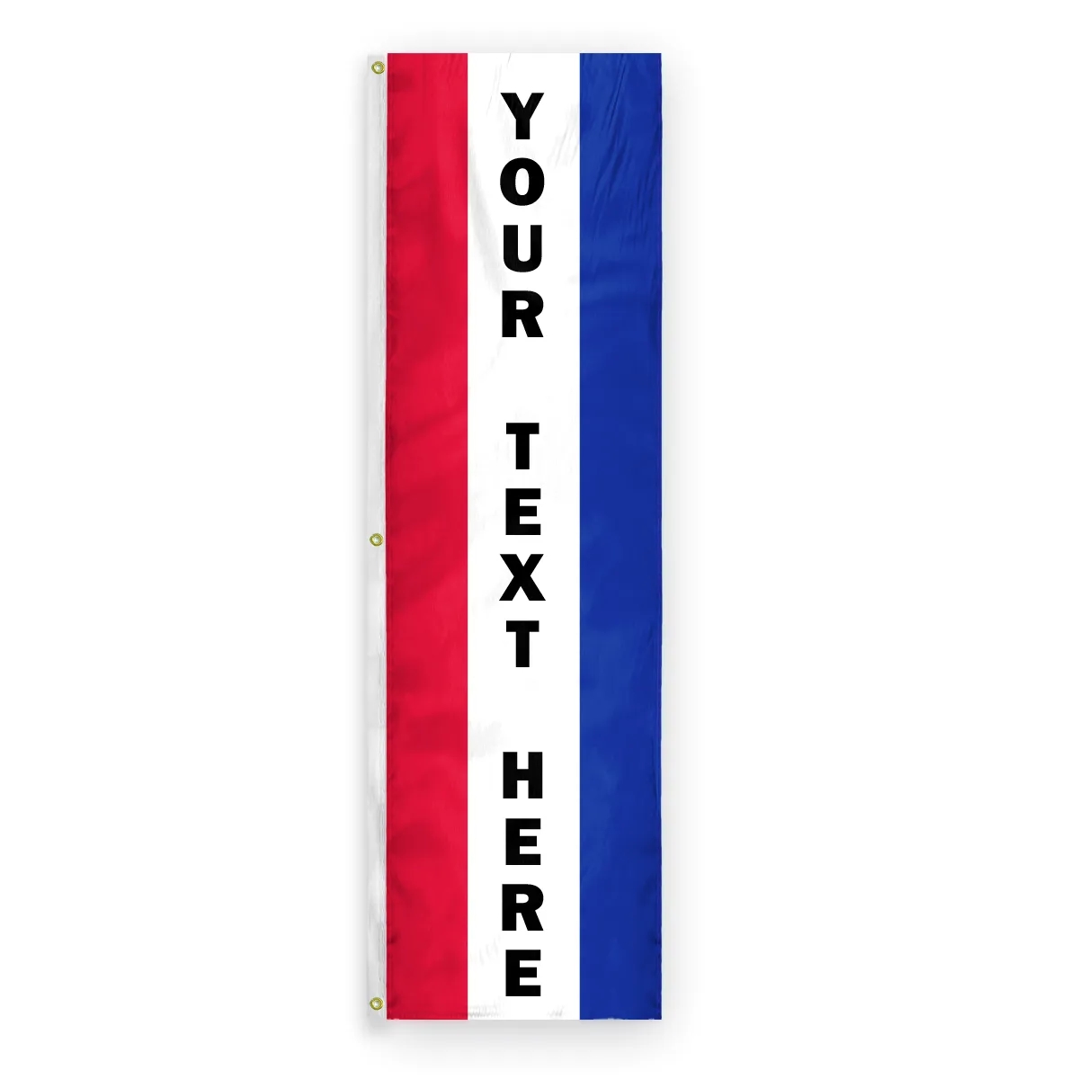 Custom Message Flag - 8' x 28" (3) Vertical Stripes 2