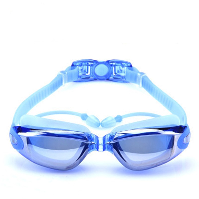 Adult HD Swimming Goggles with Nose Clip Earplugs 2