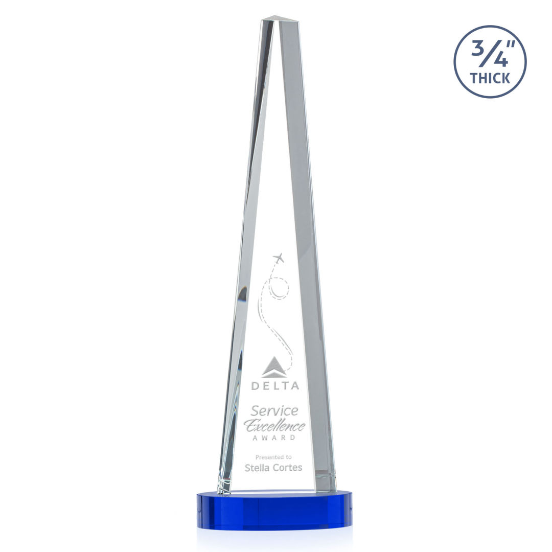 Majestic Tower Award on Alberton Base - Blue 7