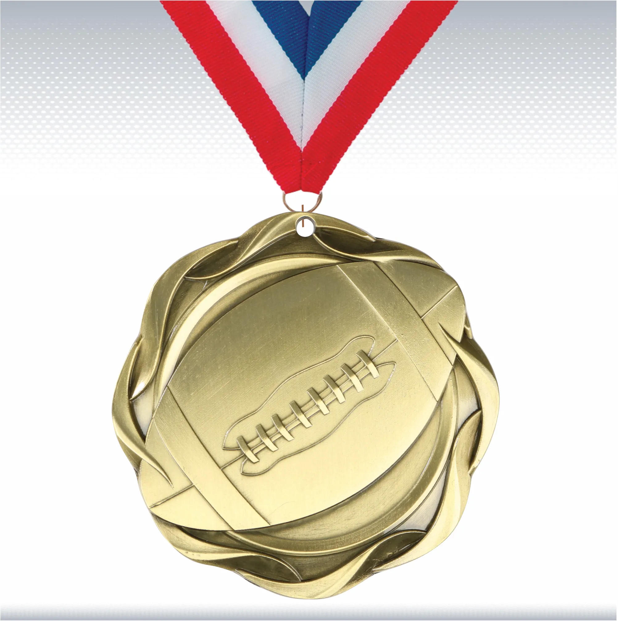 3" Fusion Football Medal 4