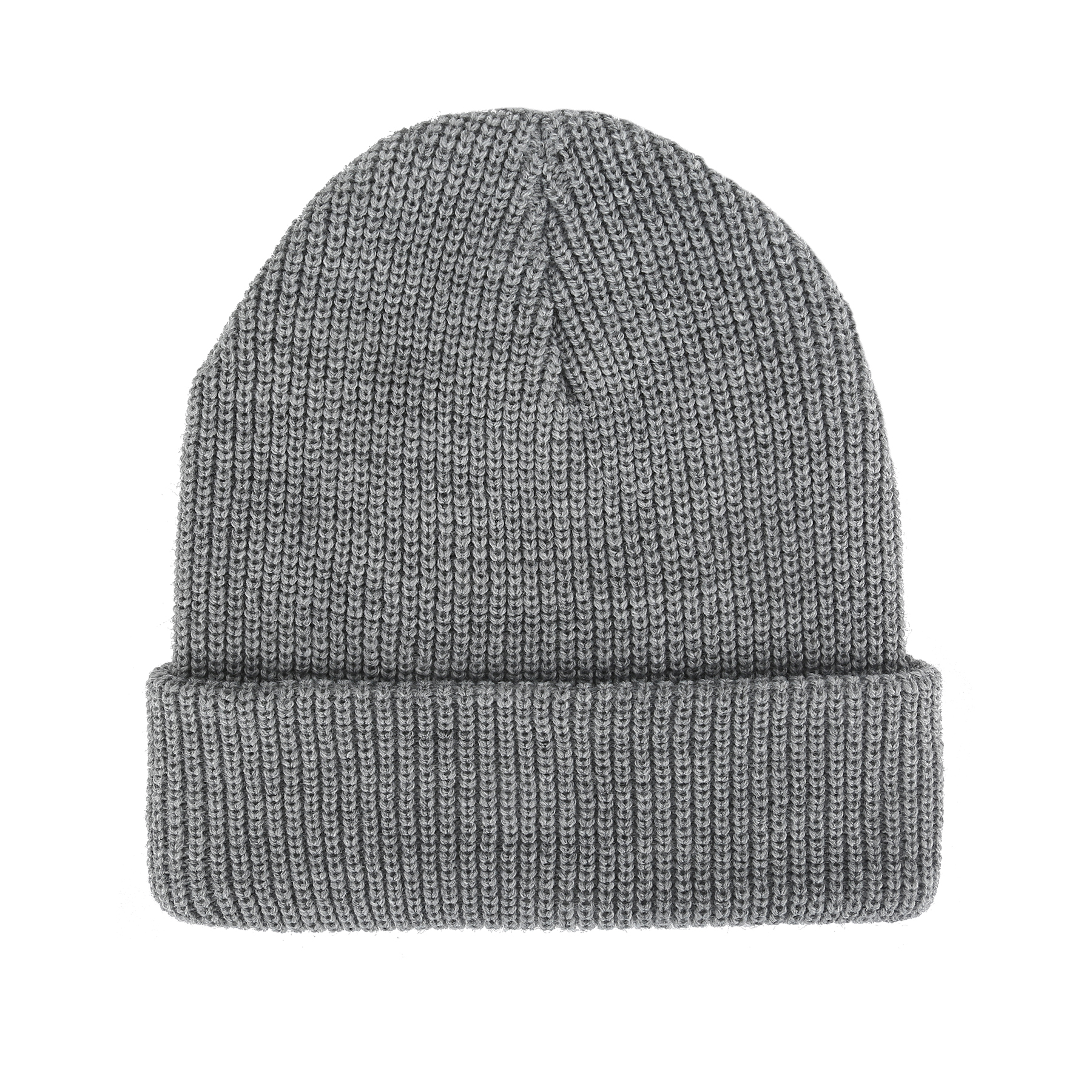 Cuffed Knit Beanie With Faux Leather Patch 9