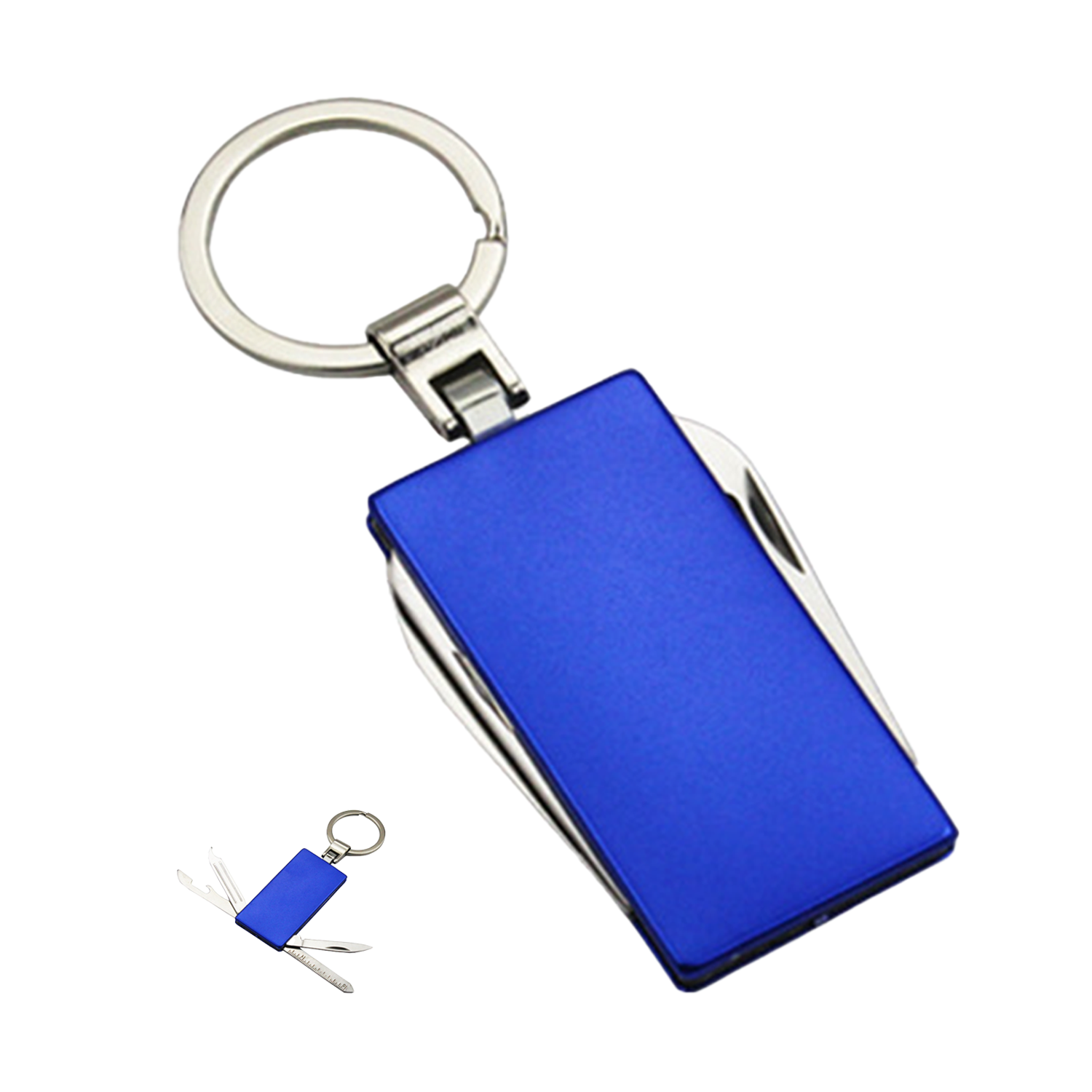 Outdoor Stainless Steel Folding Knife Keychain 6