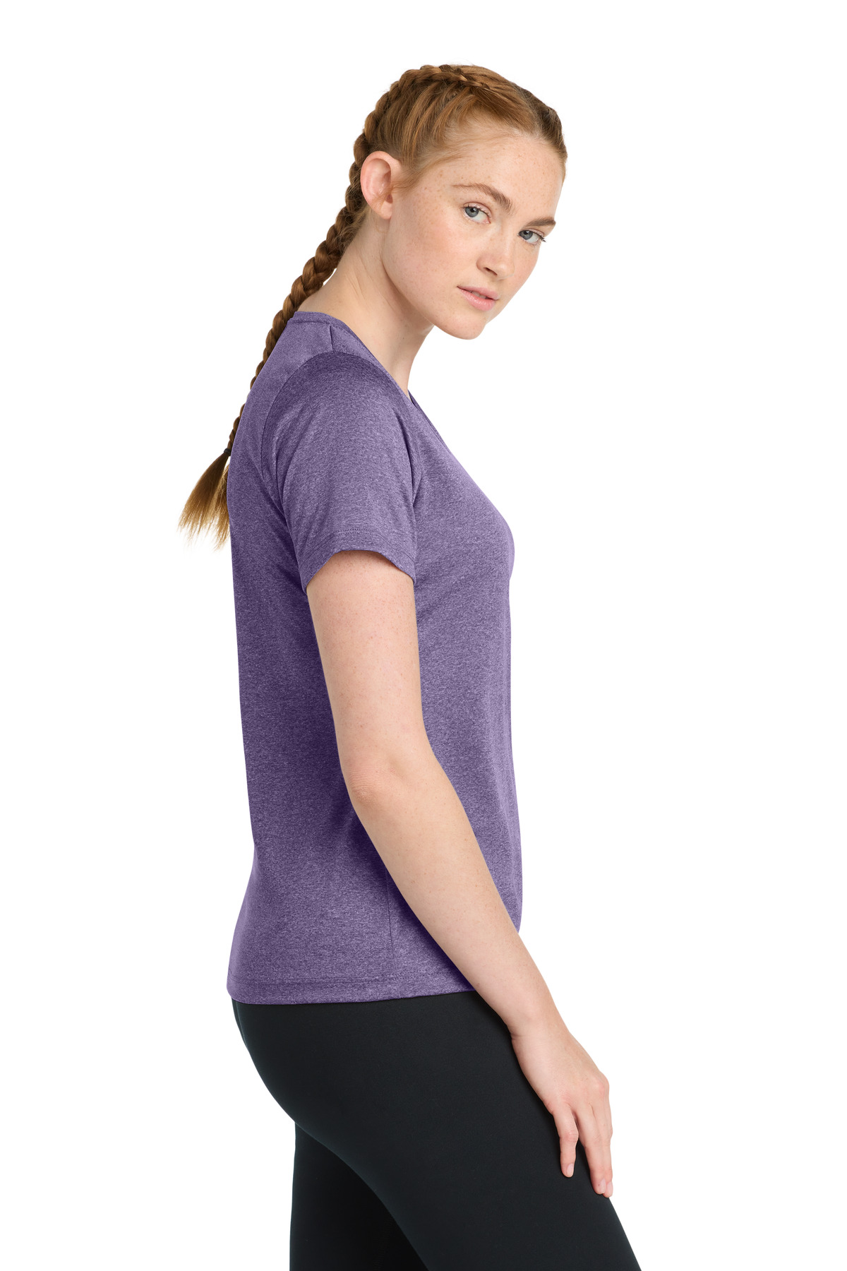 Sport-Tek Women's Heather Contender Scoop Neck Tee. LST360 68