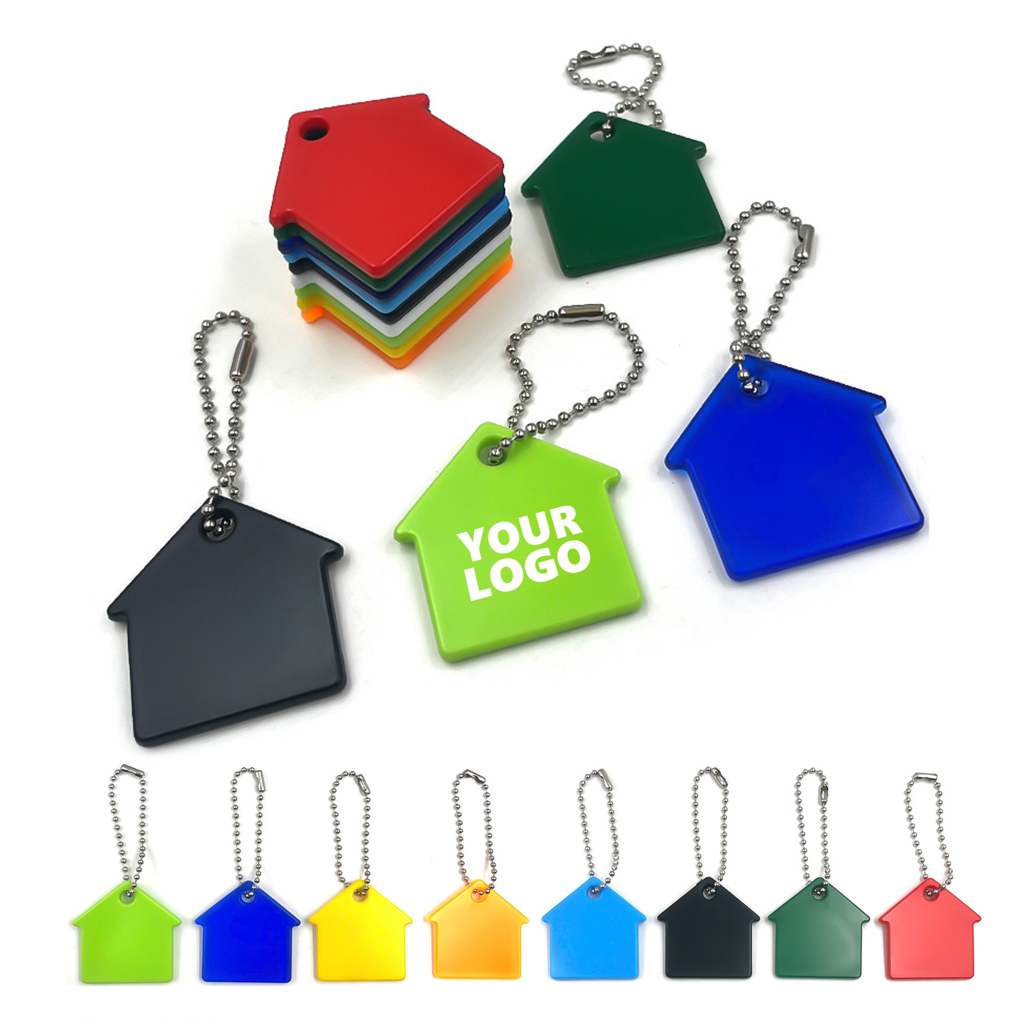 House Shaped Soft PVC Keychain 2
