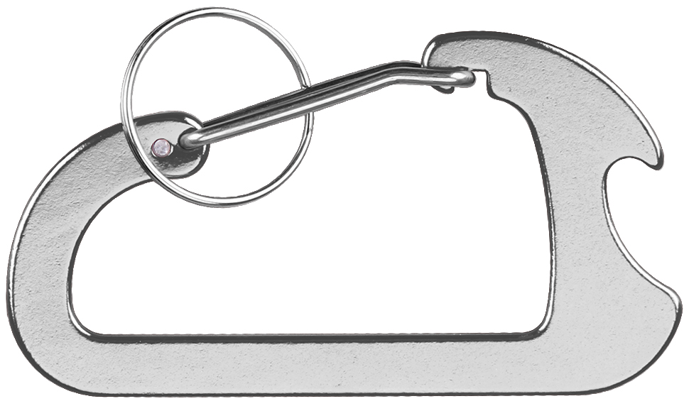 Carabiner with Bottle Opener and Key Ring 6
