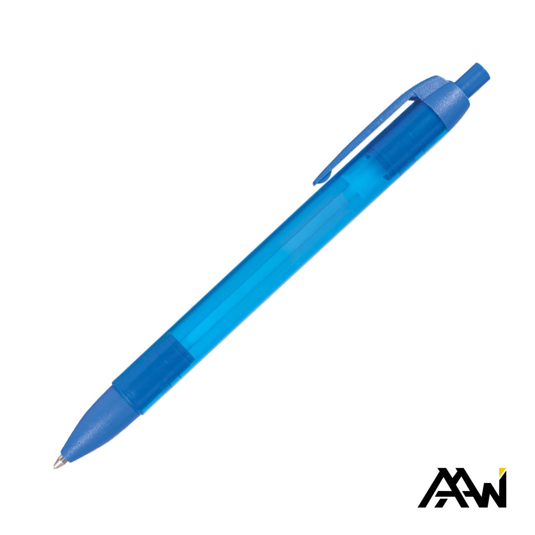 Widebody Pen w/Translucent Barrel - Matte Colored Accent 19