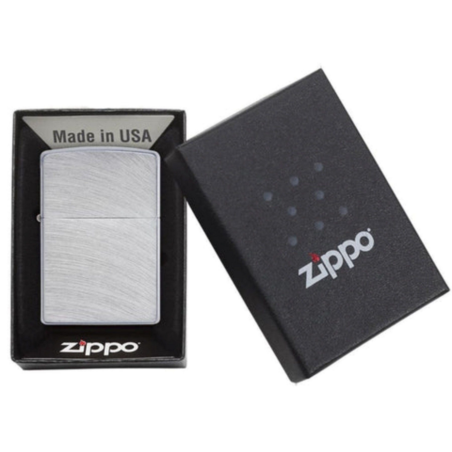 Genuine Zippo windproof lighter - Chrome Arch 4