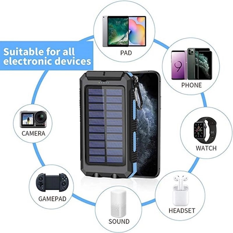 Portable Solar Power Bank For Cellphone 7