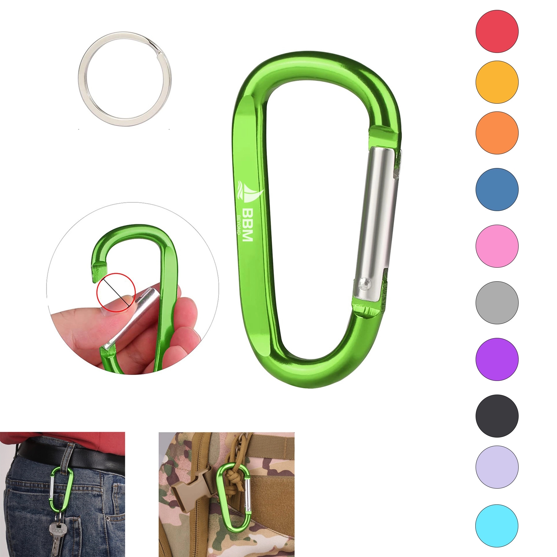 Aluminum Alloy Carabiner 1