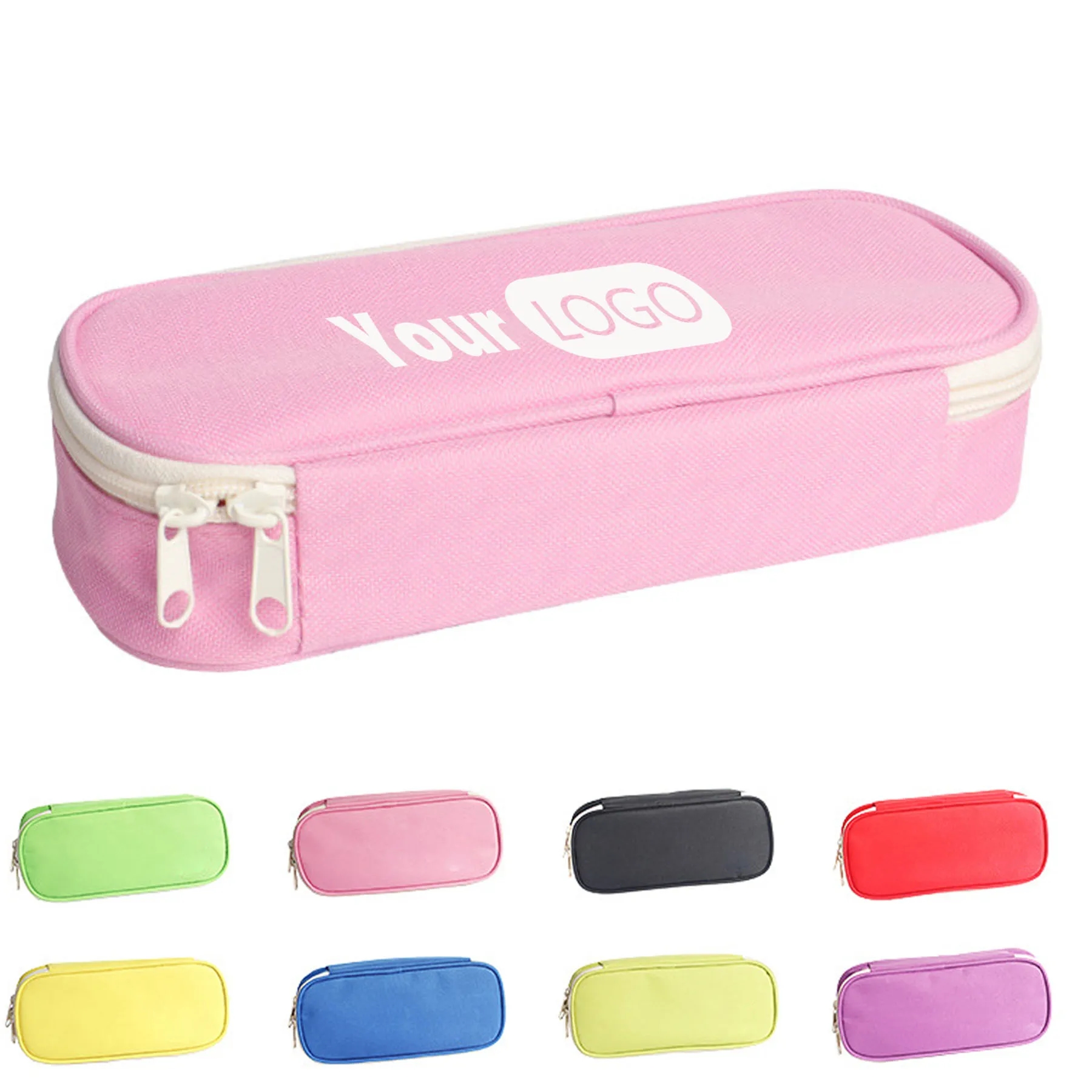 Canvas Large Capacity Pencil Case 5
