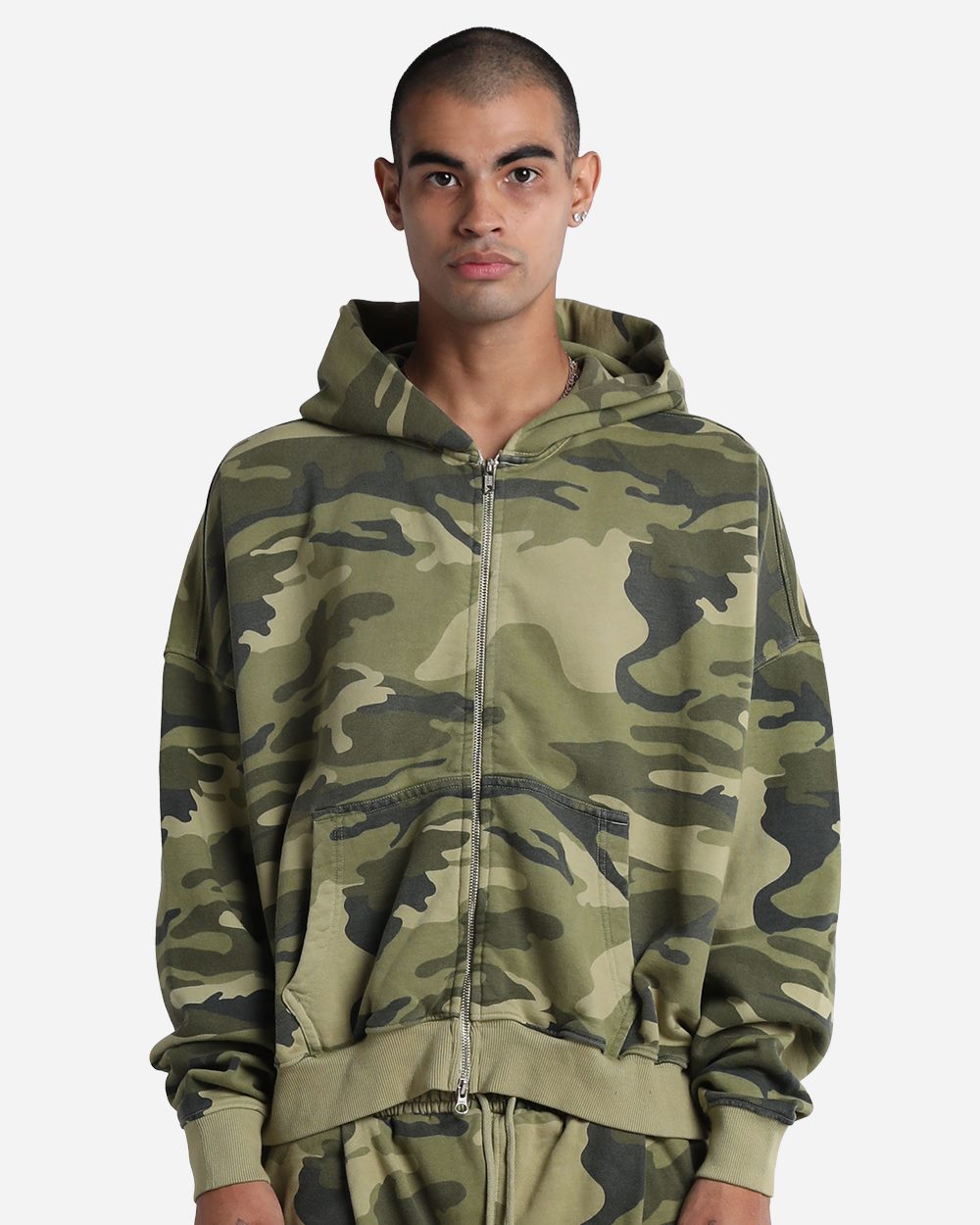 Unisex Garment-Dyed Cropped Full-Zip Hoodie Sweatshirt - SHGCZ, custom hoodie or sweatshirt with logo imprint 18