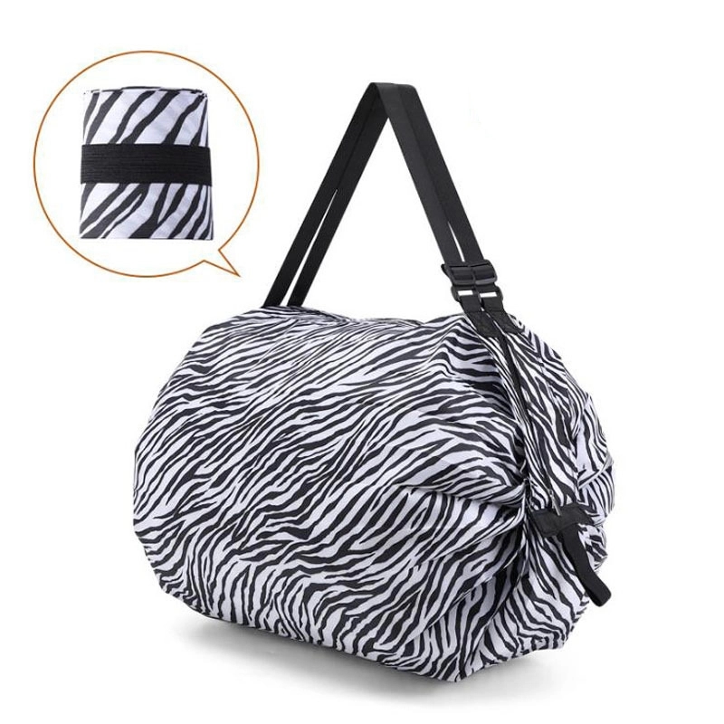 Reusable Grocery Shopping Bag Foldable, custom tote bag with logo imprint 5