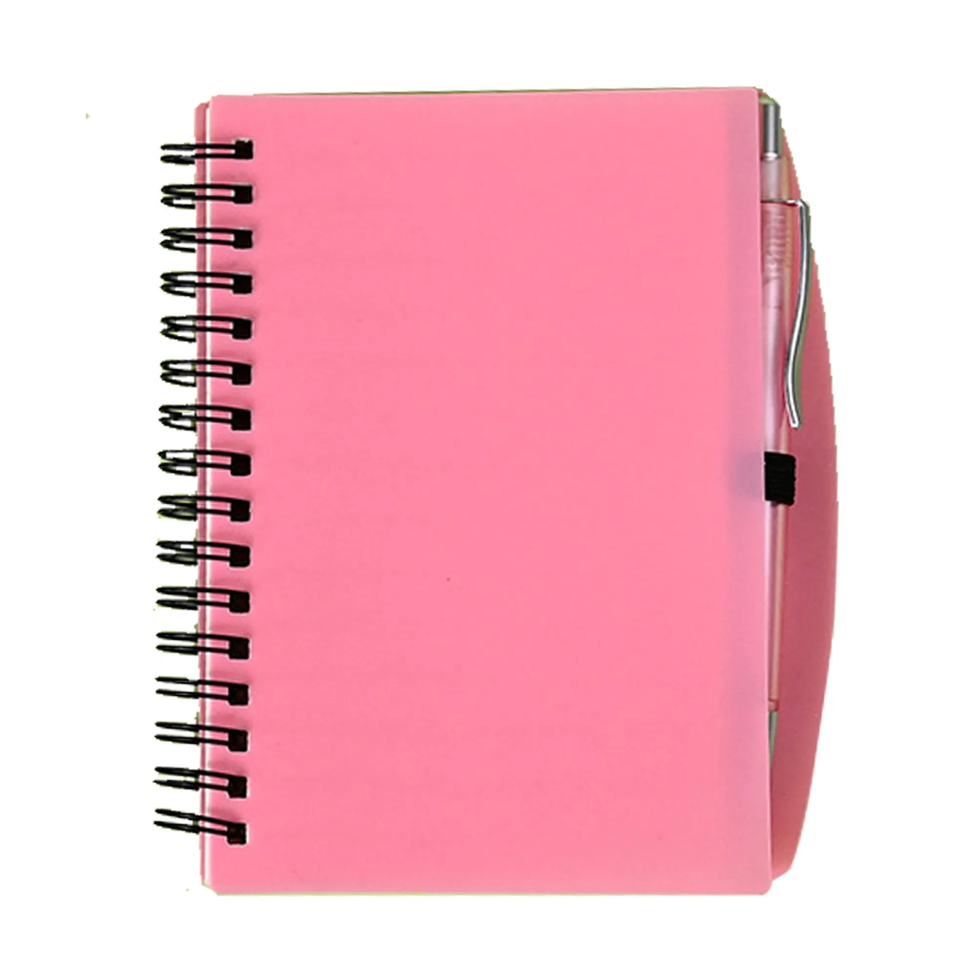 A5 Spiral Notebook with Pen Colorful Soft Cover Lined Loos 7