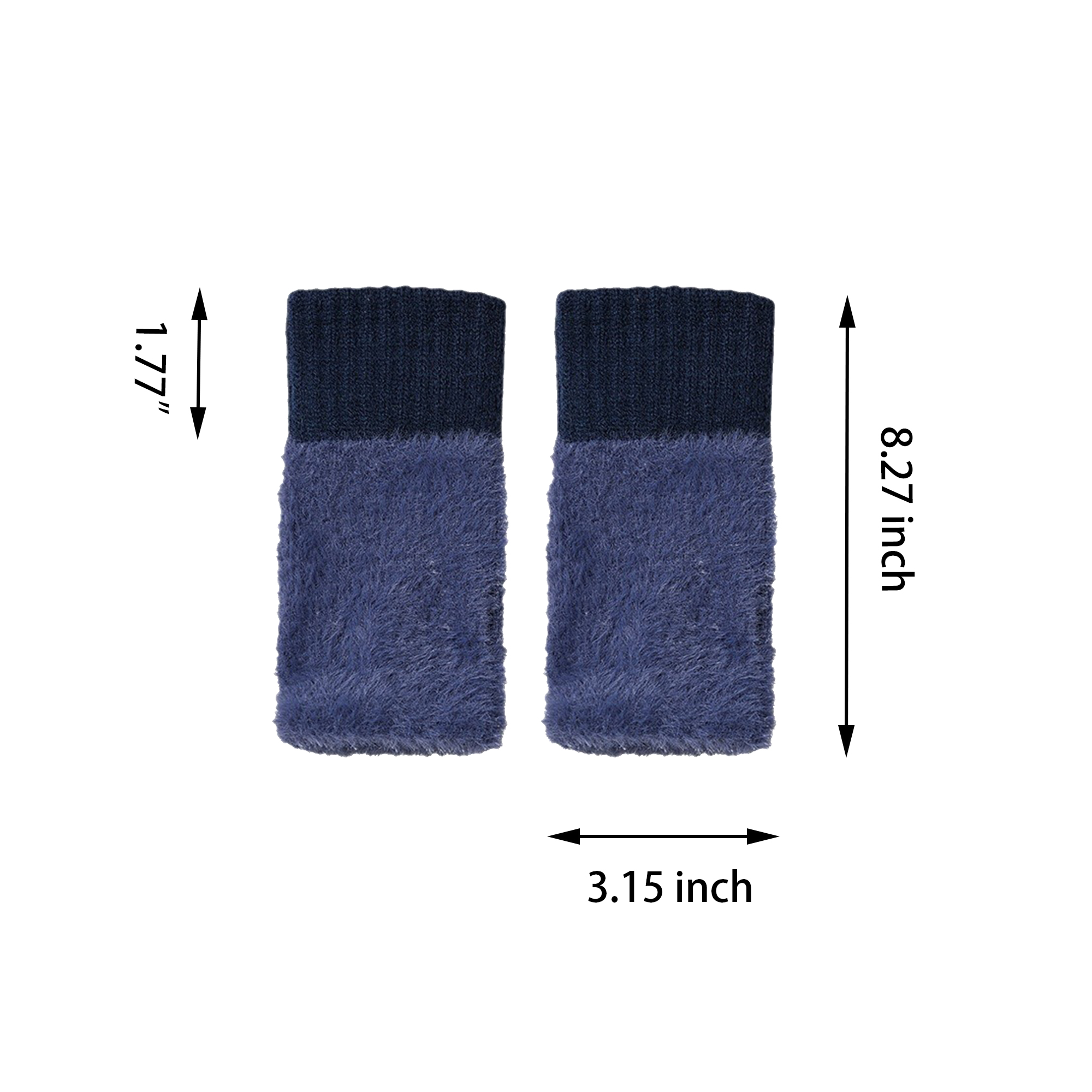 MOQ:10pcs Thermal Half Finger Gloves 1