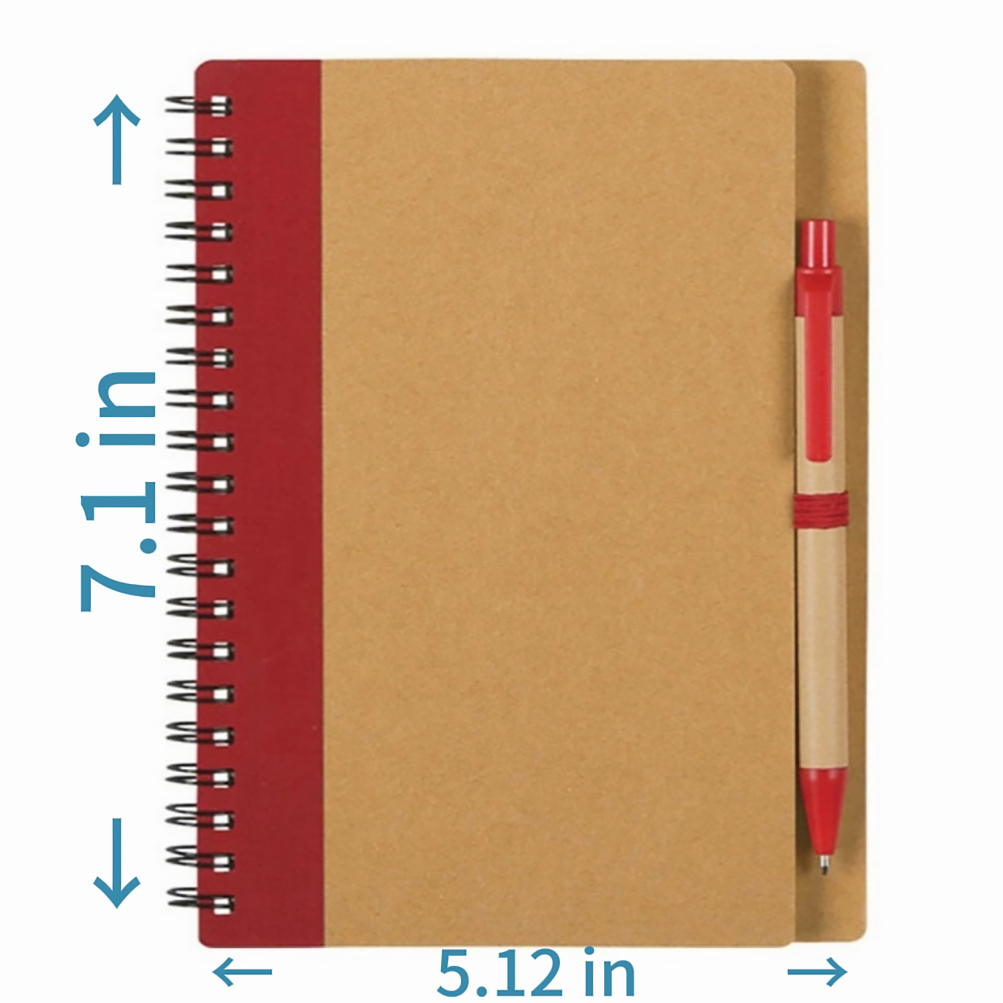 Kraft Paper Notebook With Pen 1