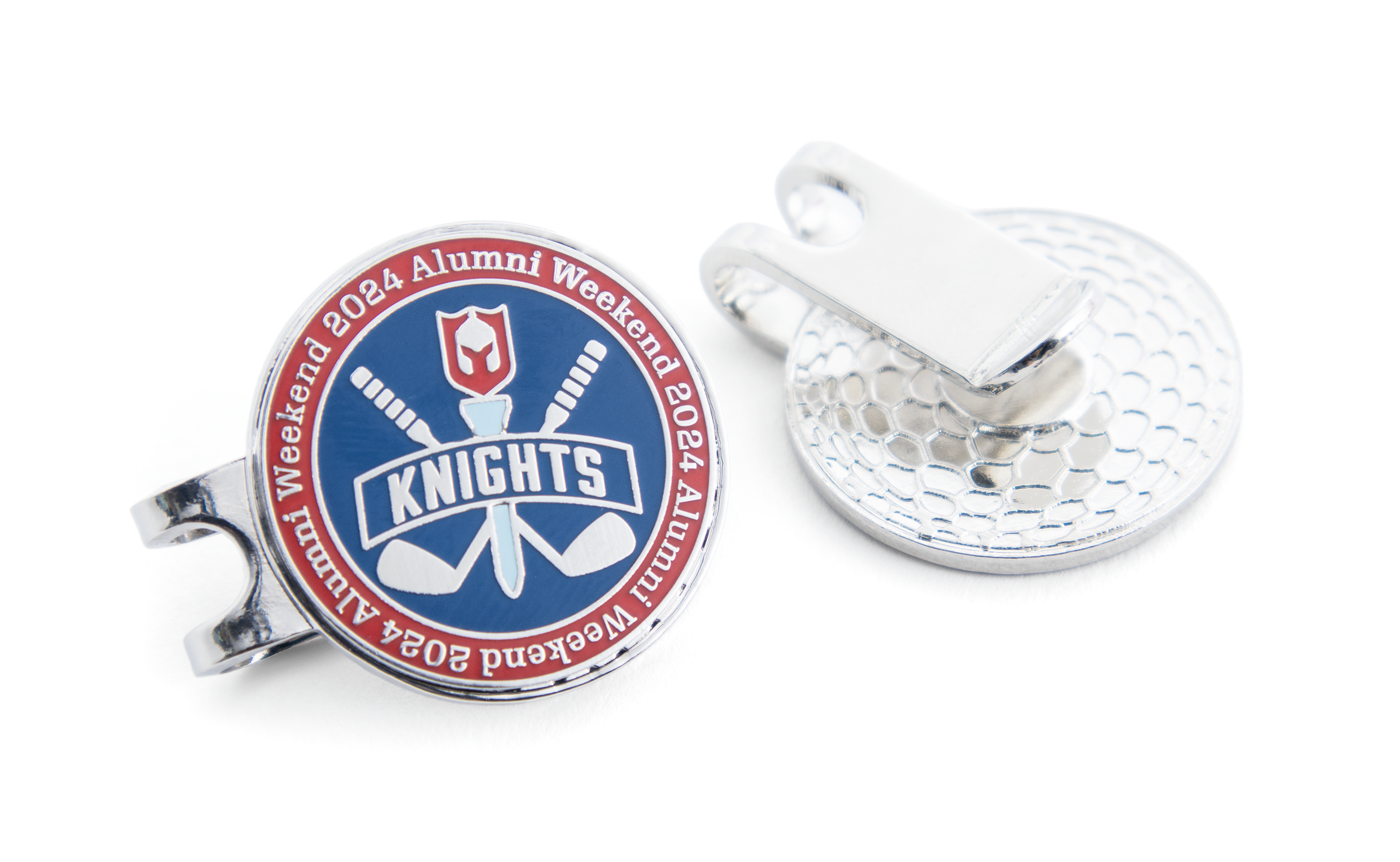 Golf Ball Markers with Hat Clip