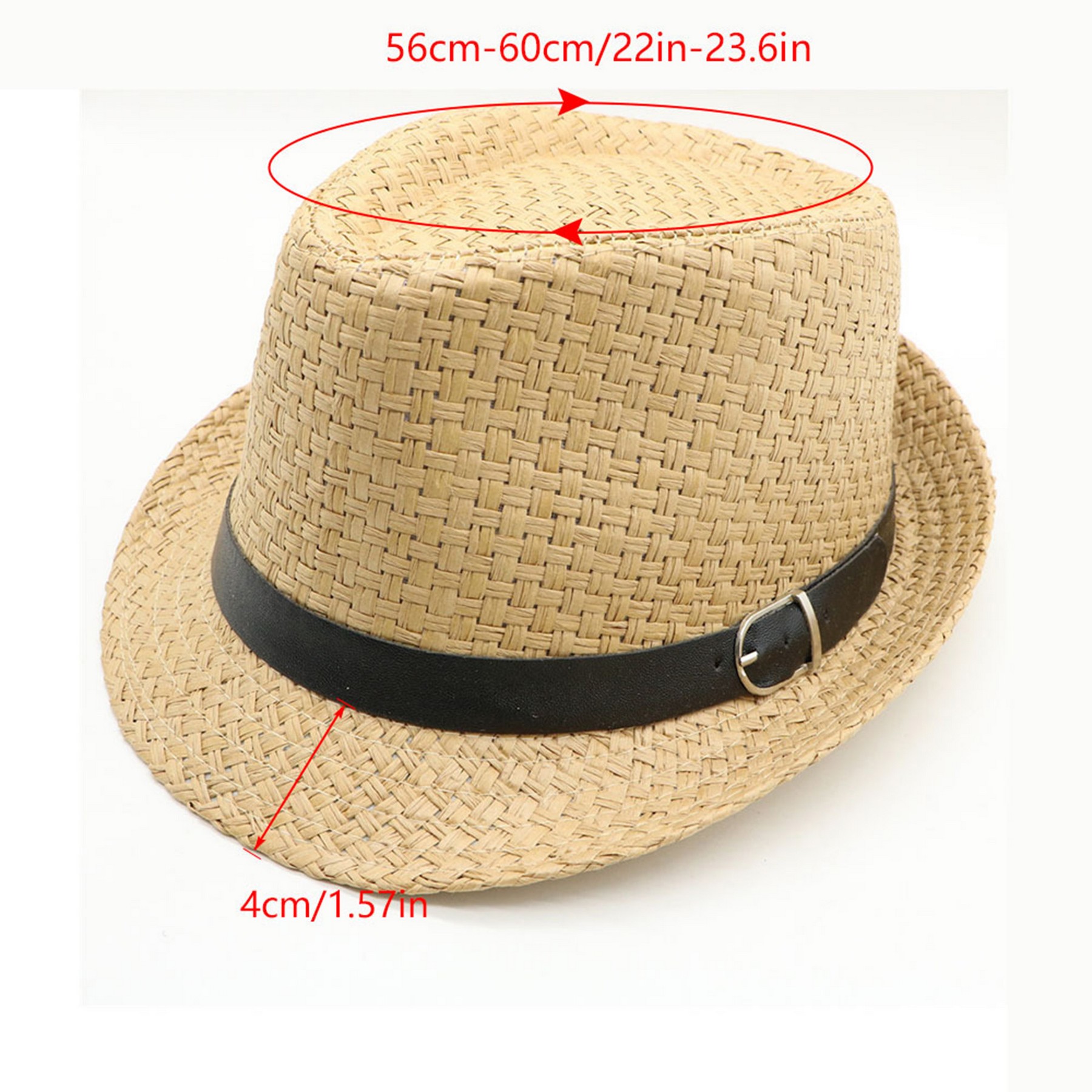 Short Brim Jazz Straw Hat 2
