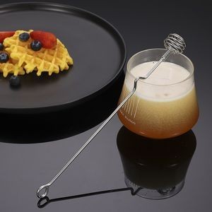 Spring Coil Shaped Honey Dipper Stick Stirrer Stainless Steel 6