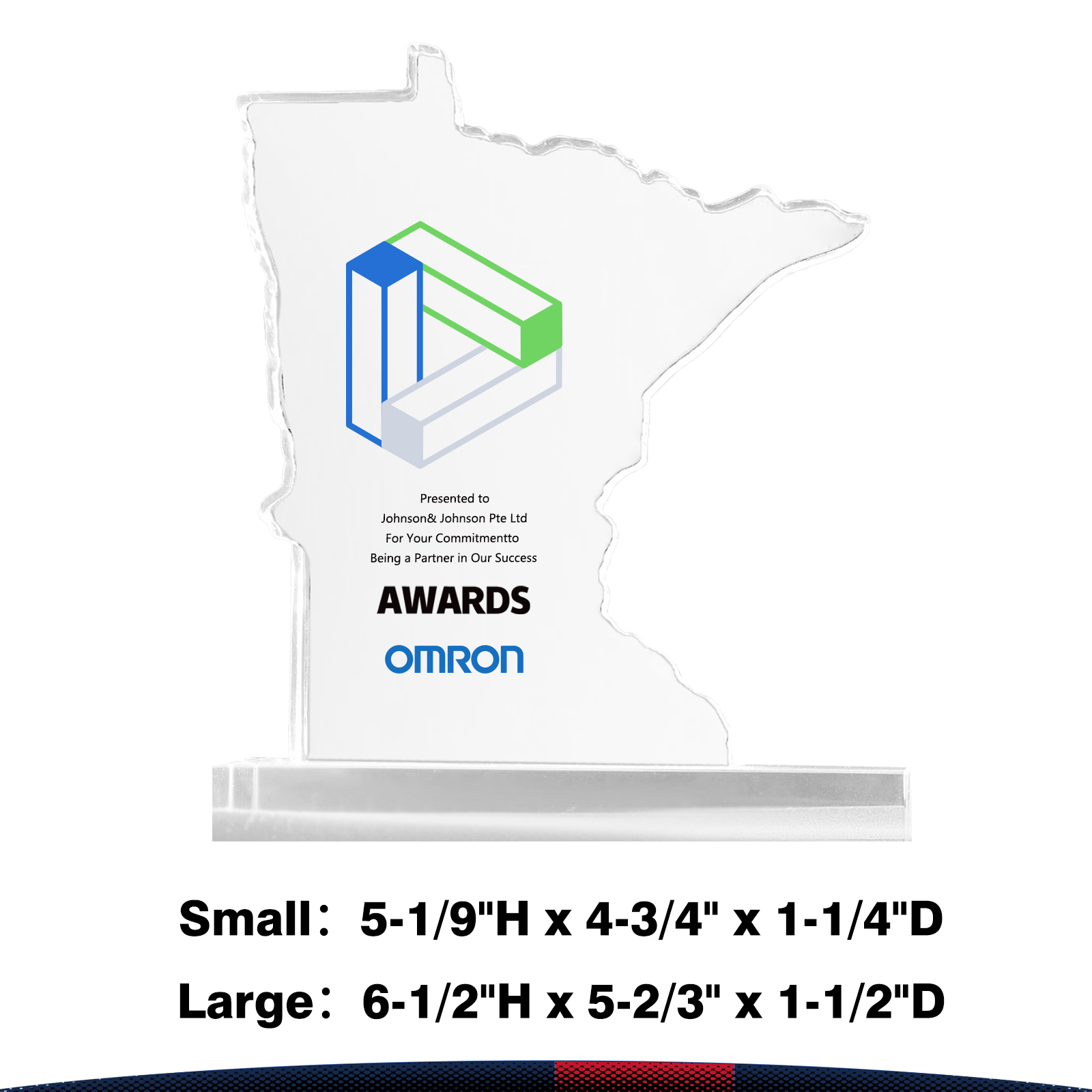 Delue Minnesota Crystal Award 3