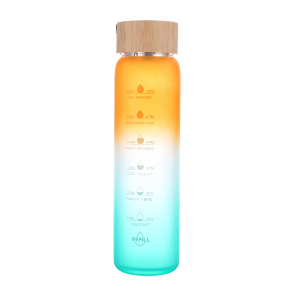 30 OZ Glass Bottle With Bamboo Lid 4