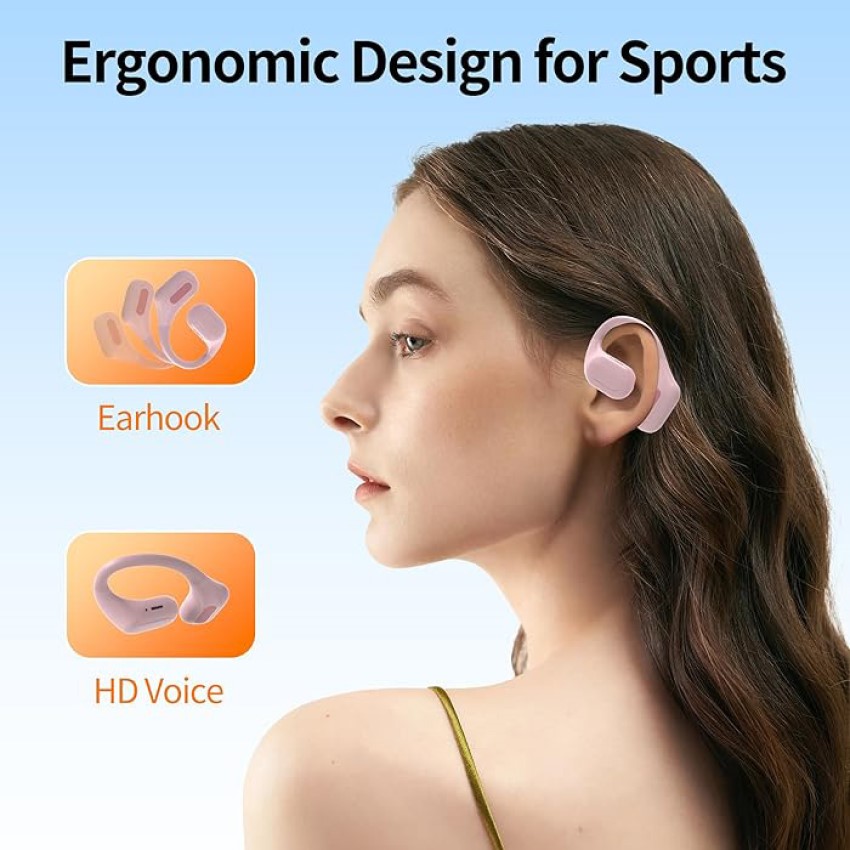 PulsePods Premium Wireless Bluetooth 5.3 Over-Ear Sport Earbuds with Noise Reduction and Mic 14