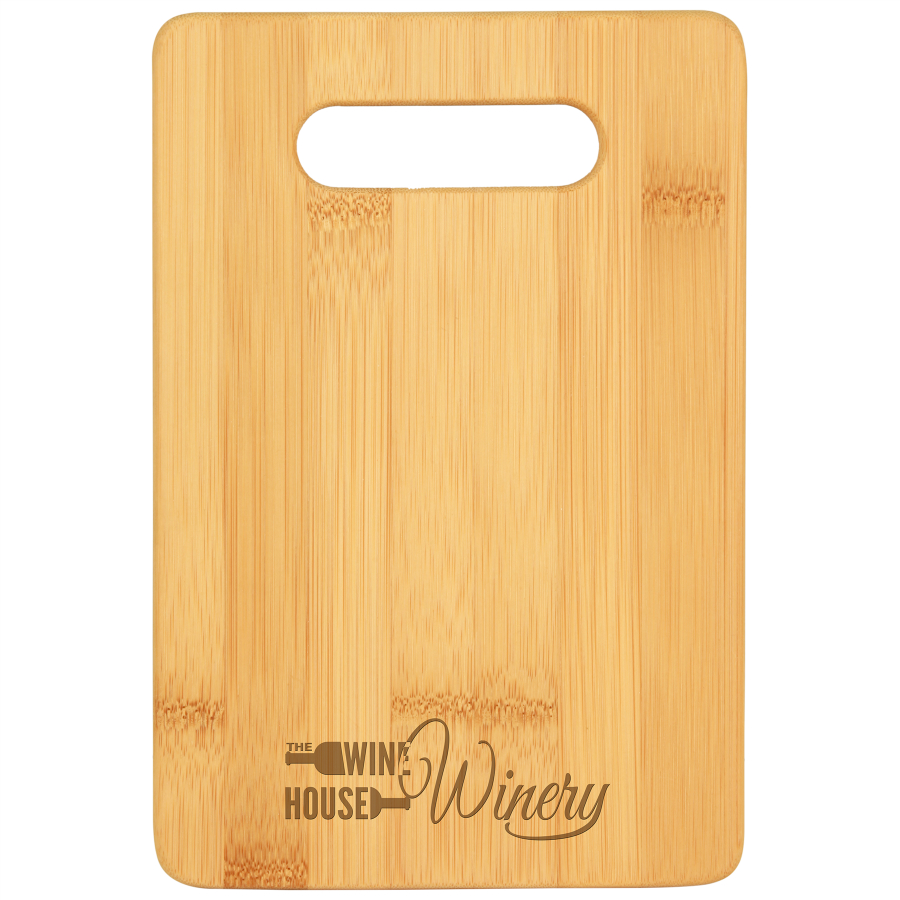 9" x 6" Bamboo Bar Cutting Board 1