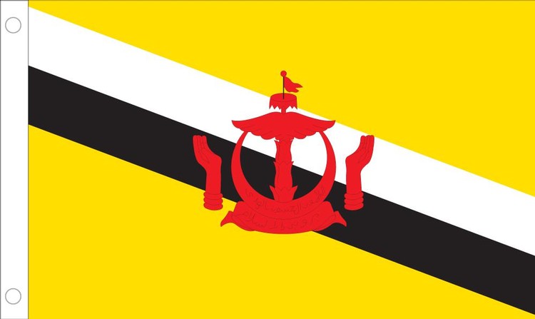 Brunei Flag - 3' x 5' - Nylon 2