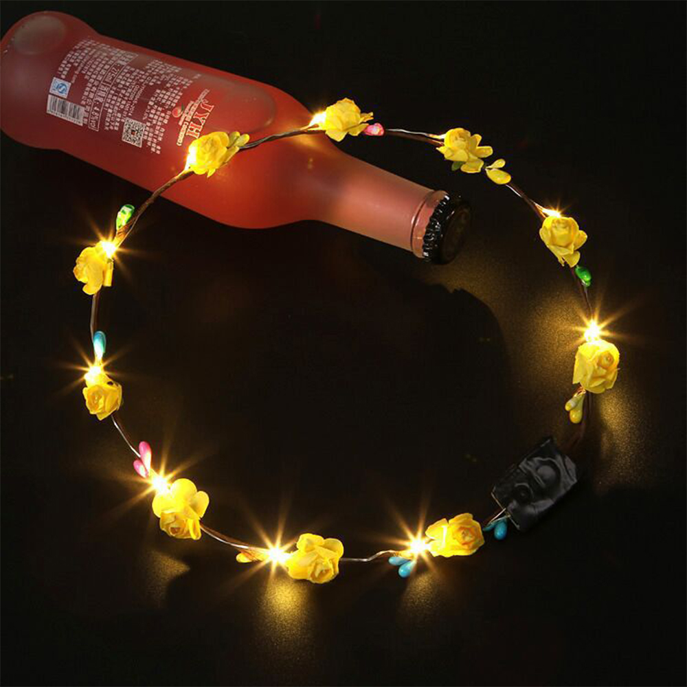 LED Flower Crown Headdress 2