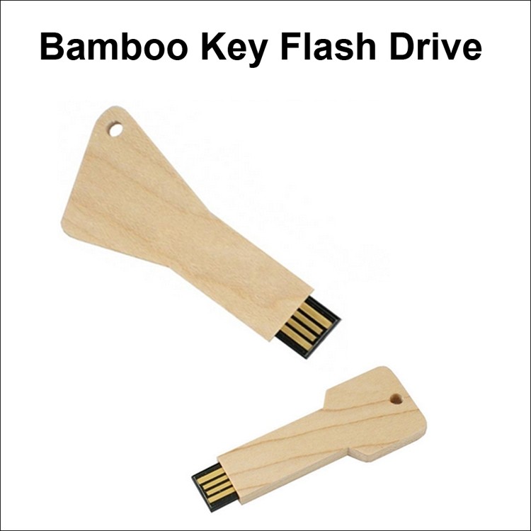 Bamboo Key Flash Drive / USB - 256 MB