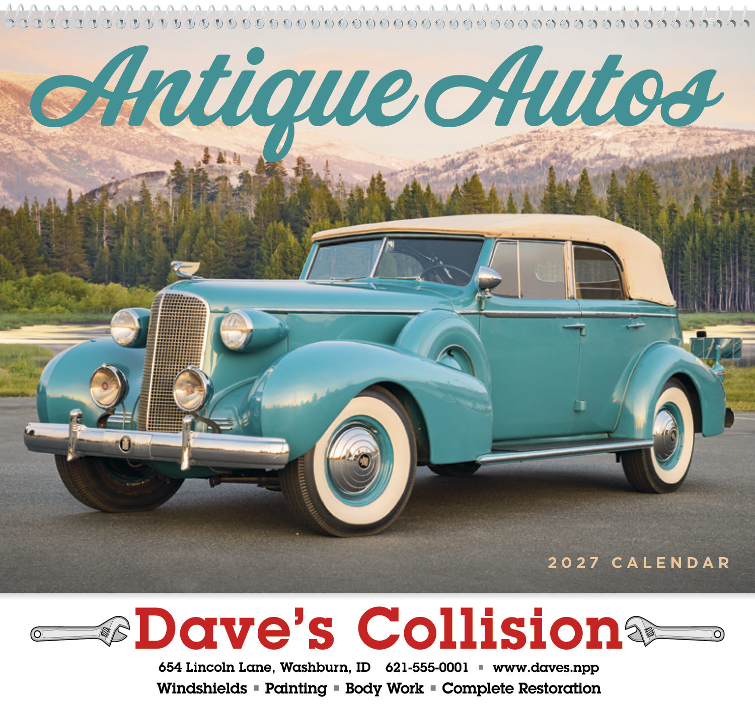 Good Value™ Antique Autos - Spiral Calendar 22