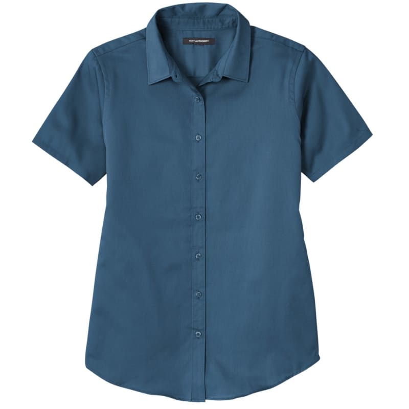 Port Authority Ladies Short Sleeve SuperPro React Twill Shirt. 43