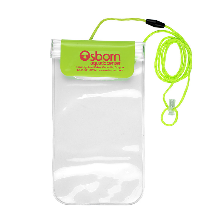 "Truckee" Clear Touch Through Water-Resistant Cell Phone and Accessories Carrying Case 13