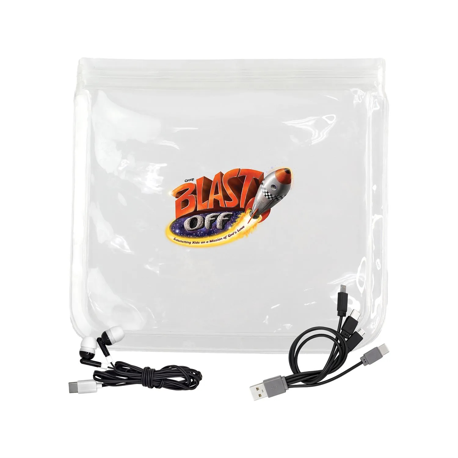 Clear Cable & Ear Bud Set 4