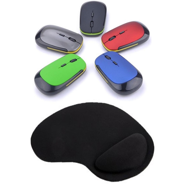iBank ® 2.4GHz Wireless Mouse + Wrist Rest Mouse Pad 2