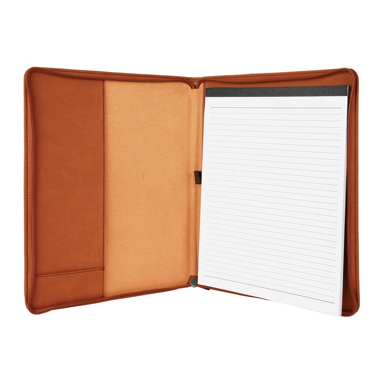 9" x 12" Leatherette Rawhide Portfolio with Zipper 8