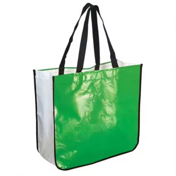 Extra Large Laminated Shopping Tote Bag 2