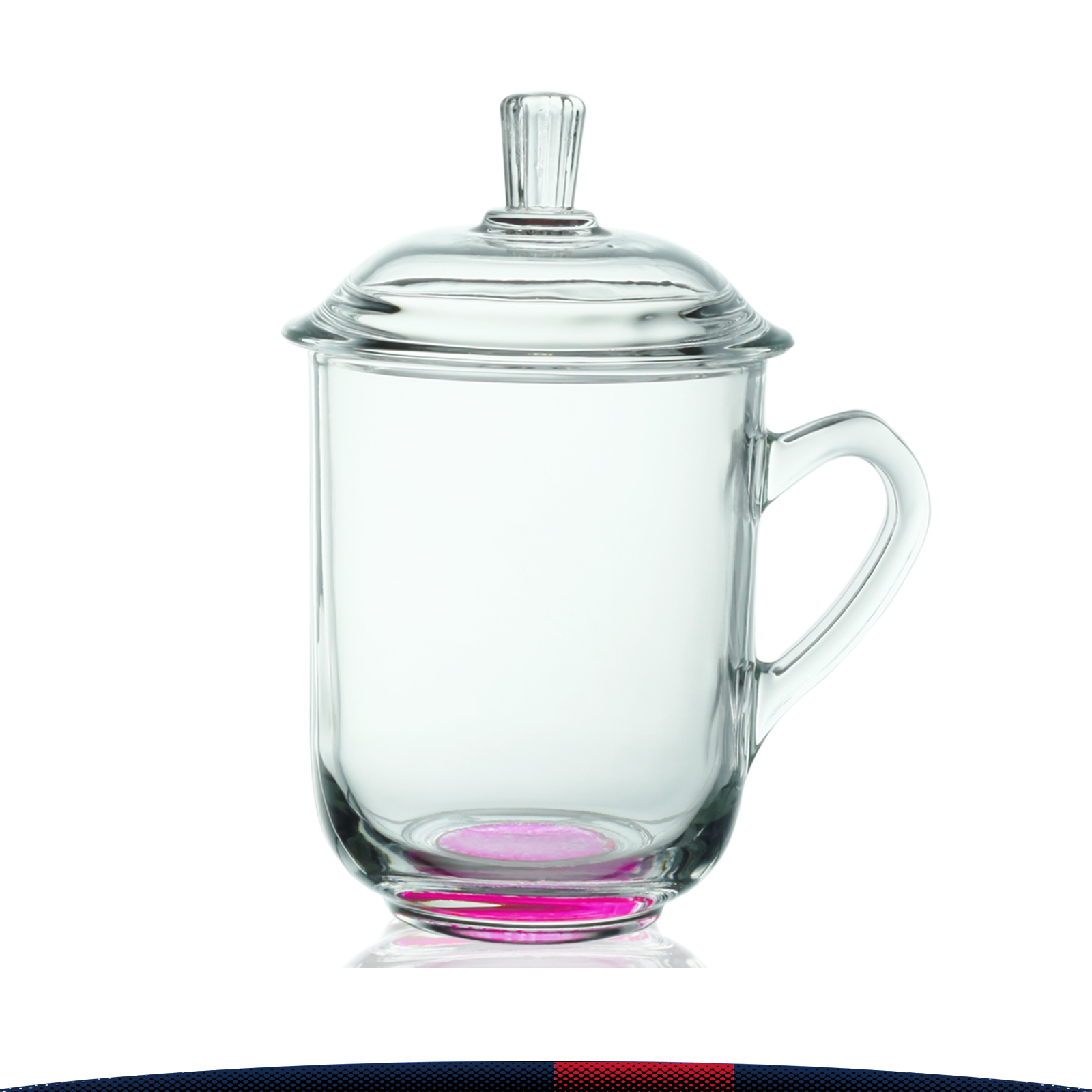 13 oz. Tea Glass with Lids 5