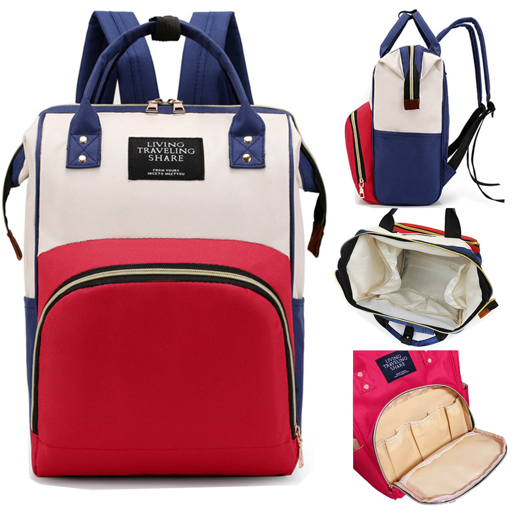 Baby Diaper Bag Waterproof Mommy Bag Backpack For Travel 1
