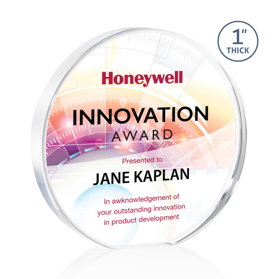 Narita Circle VividPrint™ Award - Clear 8