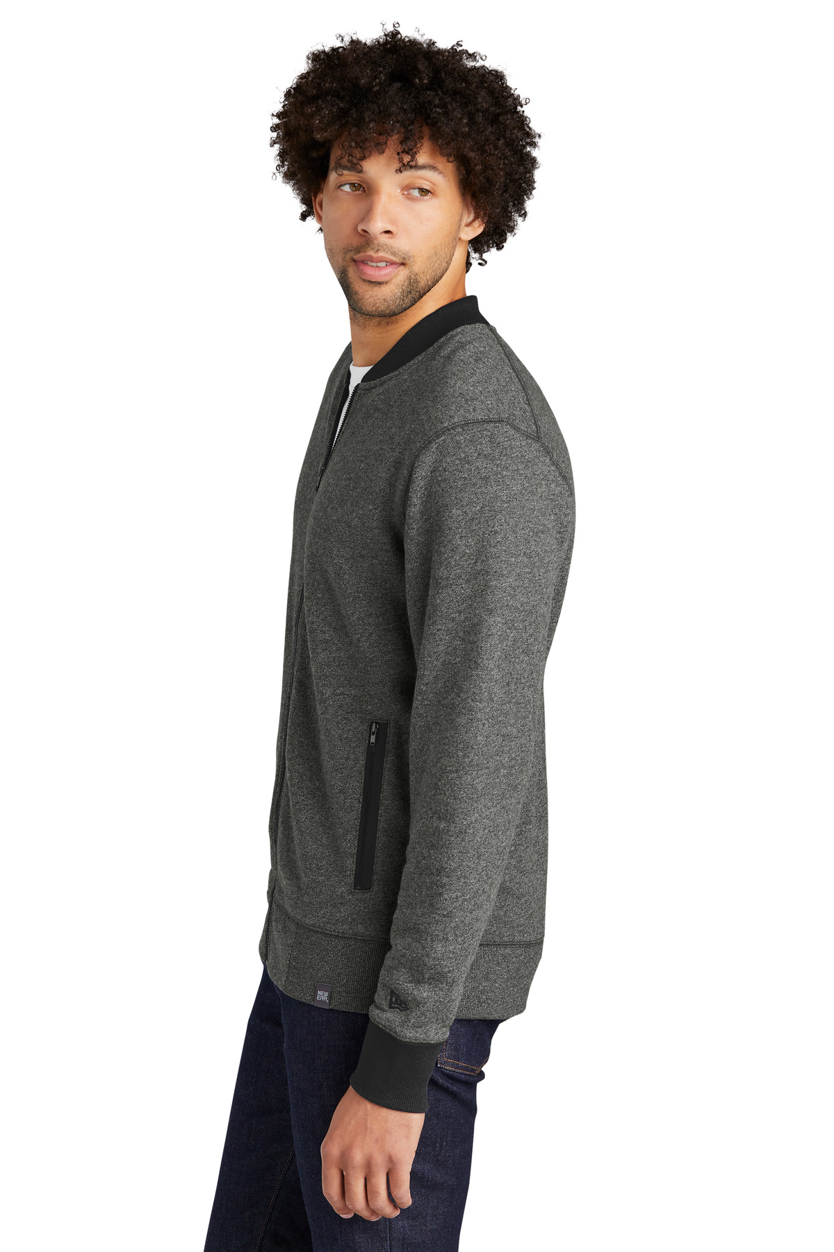 French Terry Baseball Full-Zip