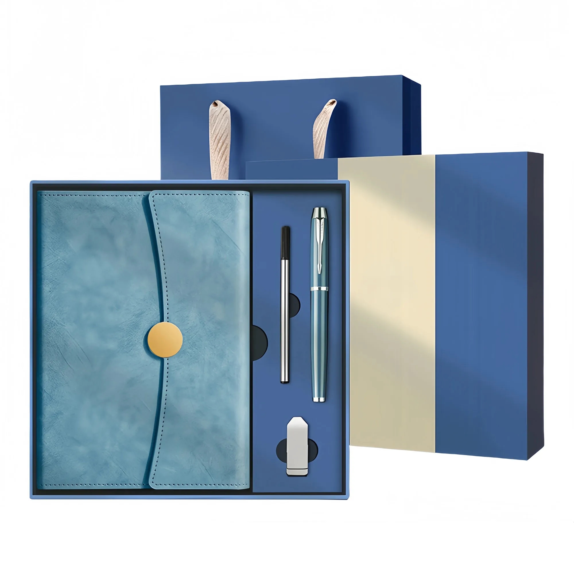 Elegant Custom A5 Notebook Corporate Gift Set 4