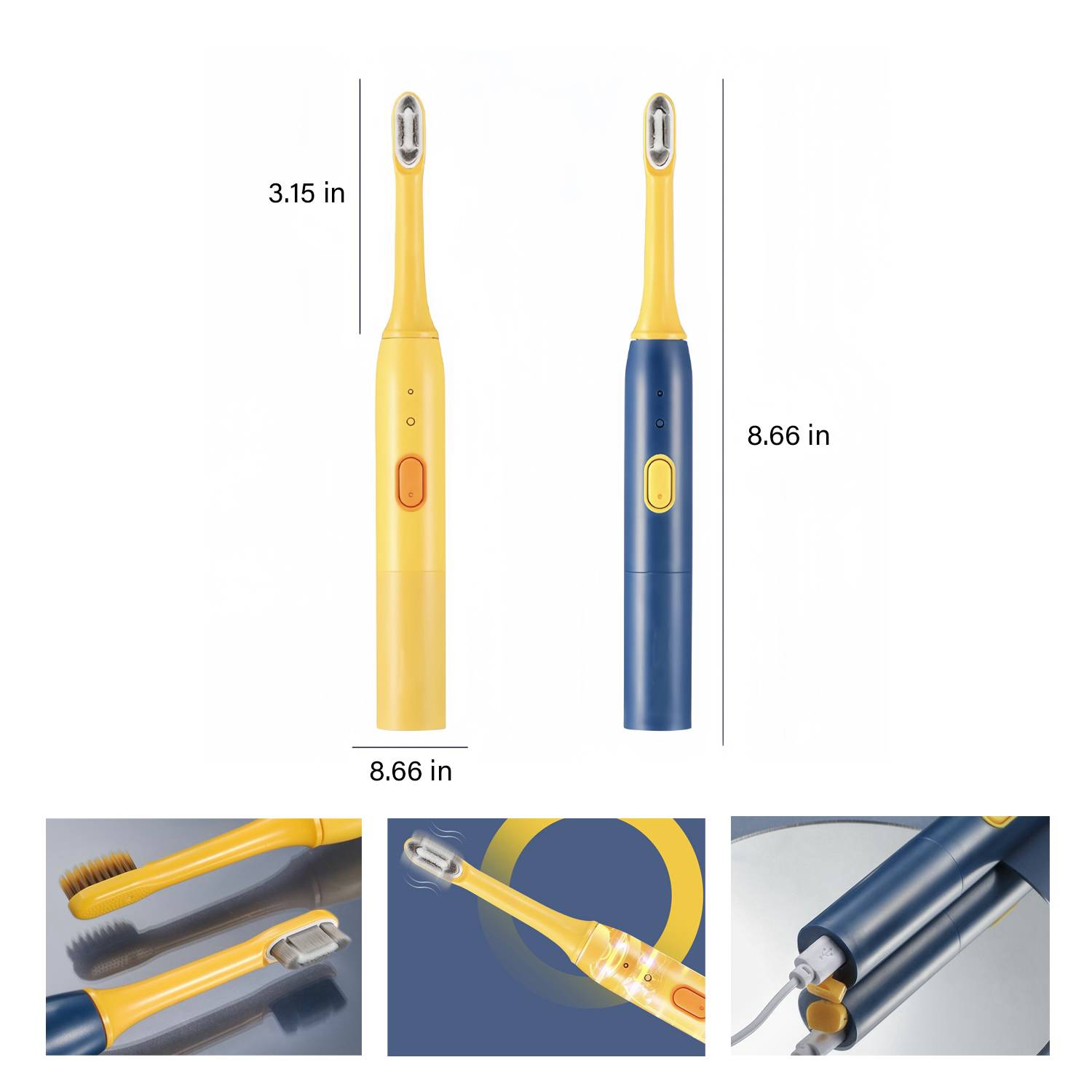 Smart USB chargable home electric toothbrush 2