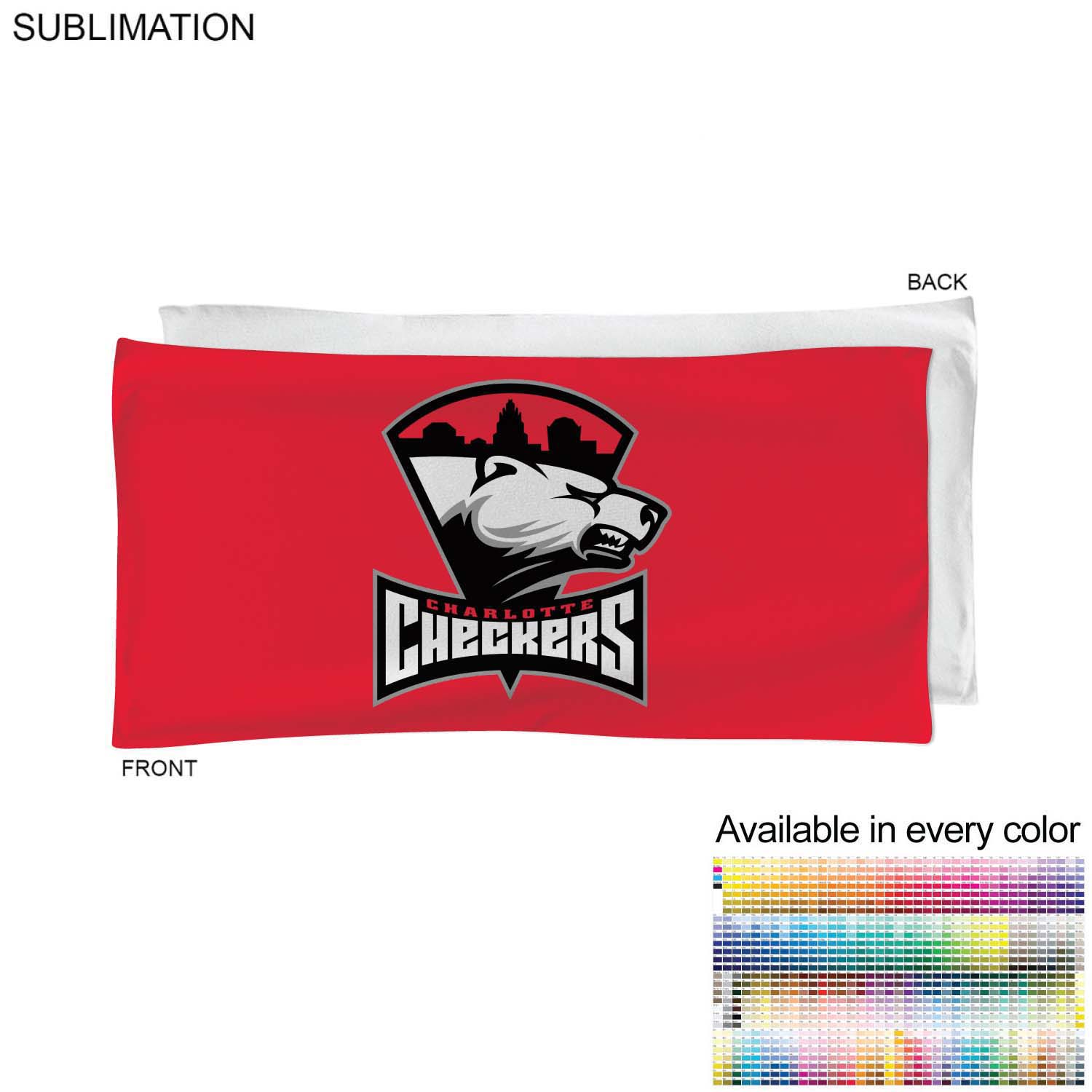 Colored Microfiber Terry Pool, Gym Towel, 20x40, Sublimated in Any PMS color Edge to Edge 1 side 7