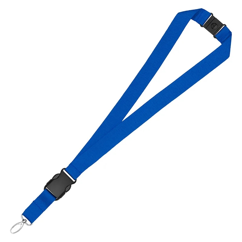 1" Eco Friendly rPET Lanyard w/ Buckle and Safety Breakaway 2