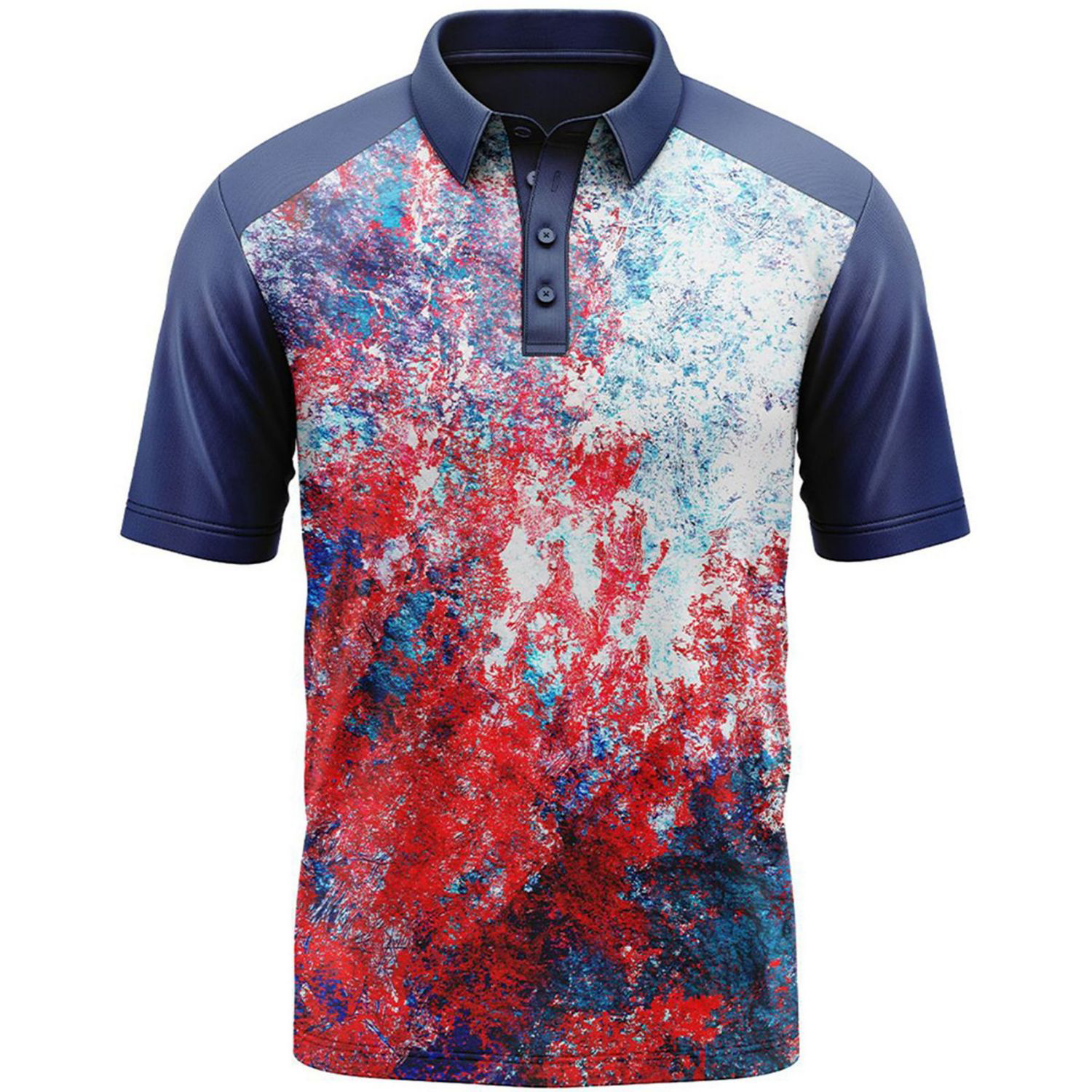 Mossy Oak® Men's 4.4 oz. Polyester Interlock Polo with Pocket & UPF 50+ 6