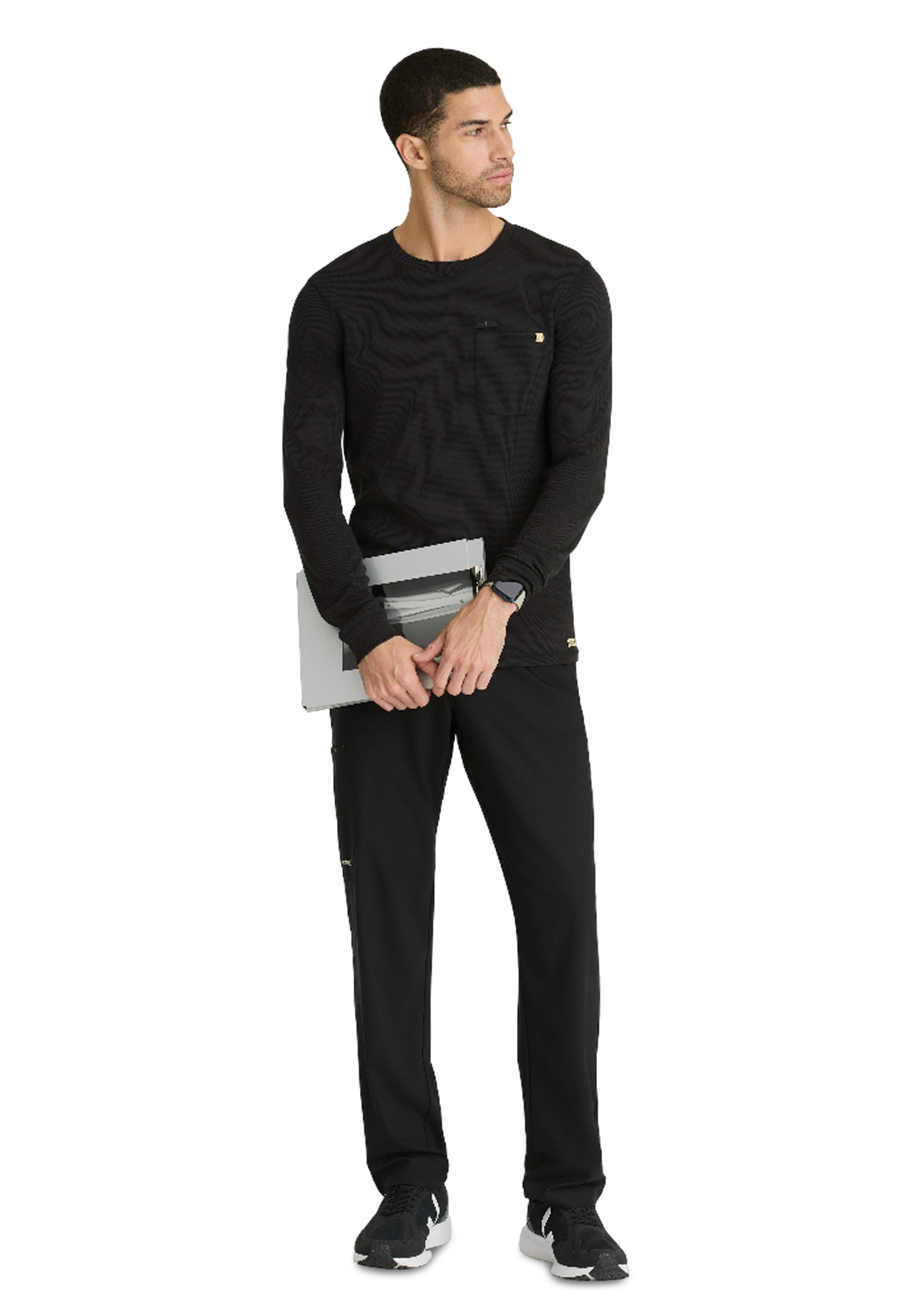 Grey's Anatomy Evolve Stretch - Men's One-Pocket Nomad Waffle Knit Top 5