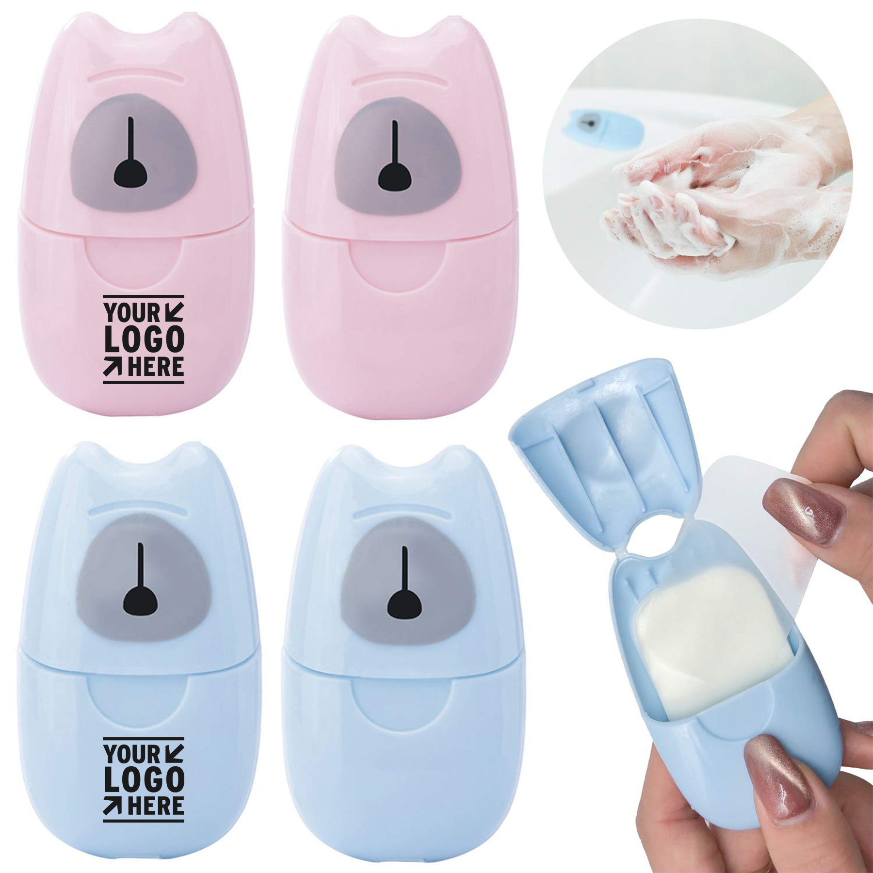 Mini Portable Travel Soap Paper Sheets 2