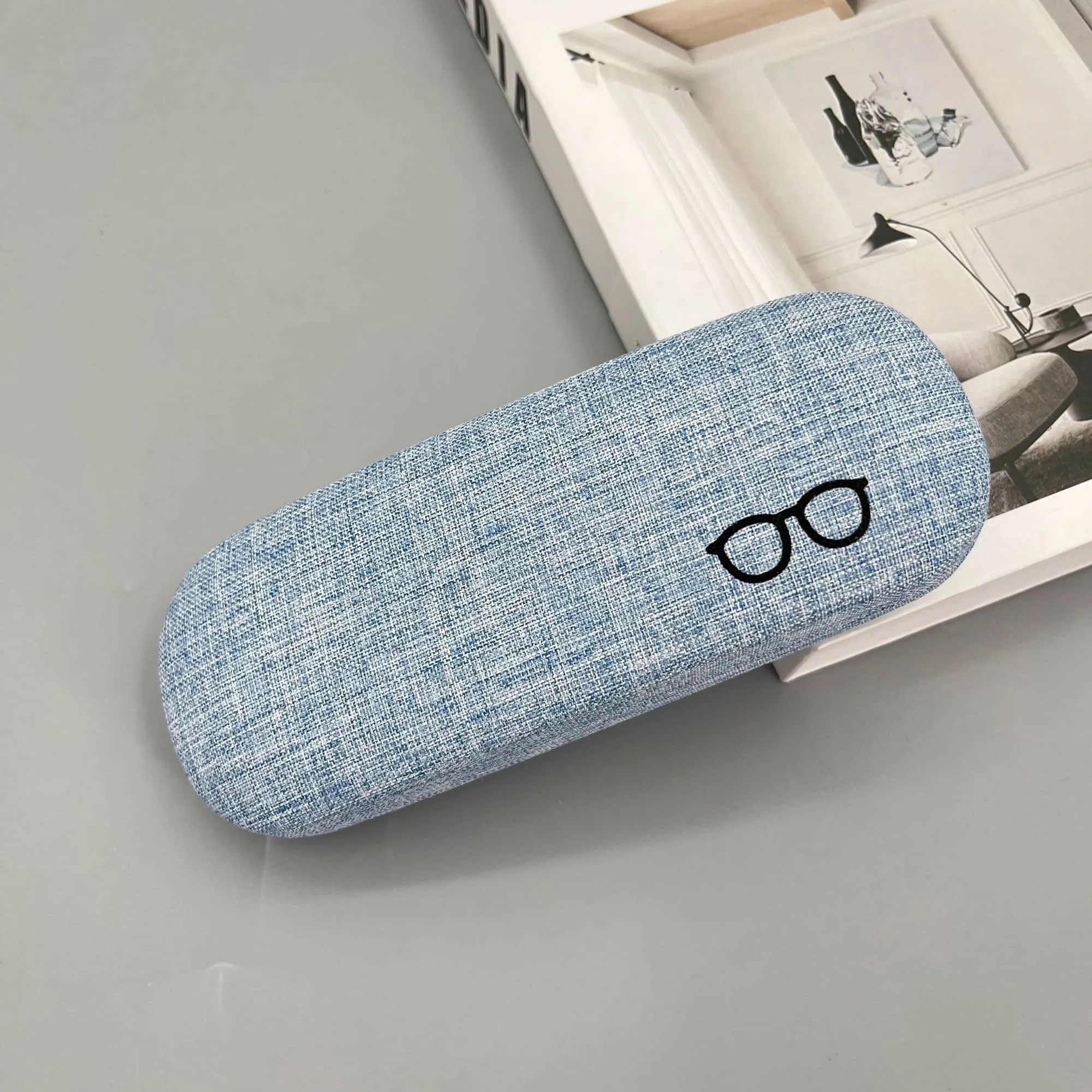 Portable Foldable Triangular Eyeglass Case 5