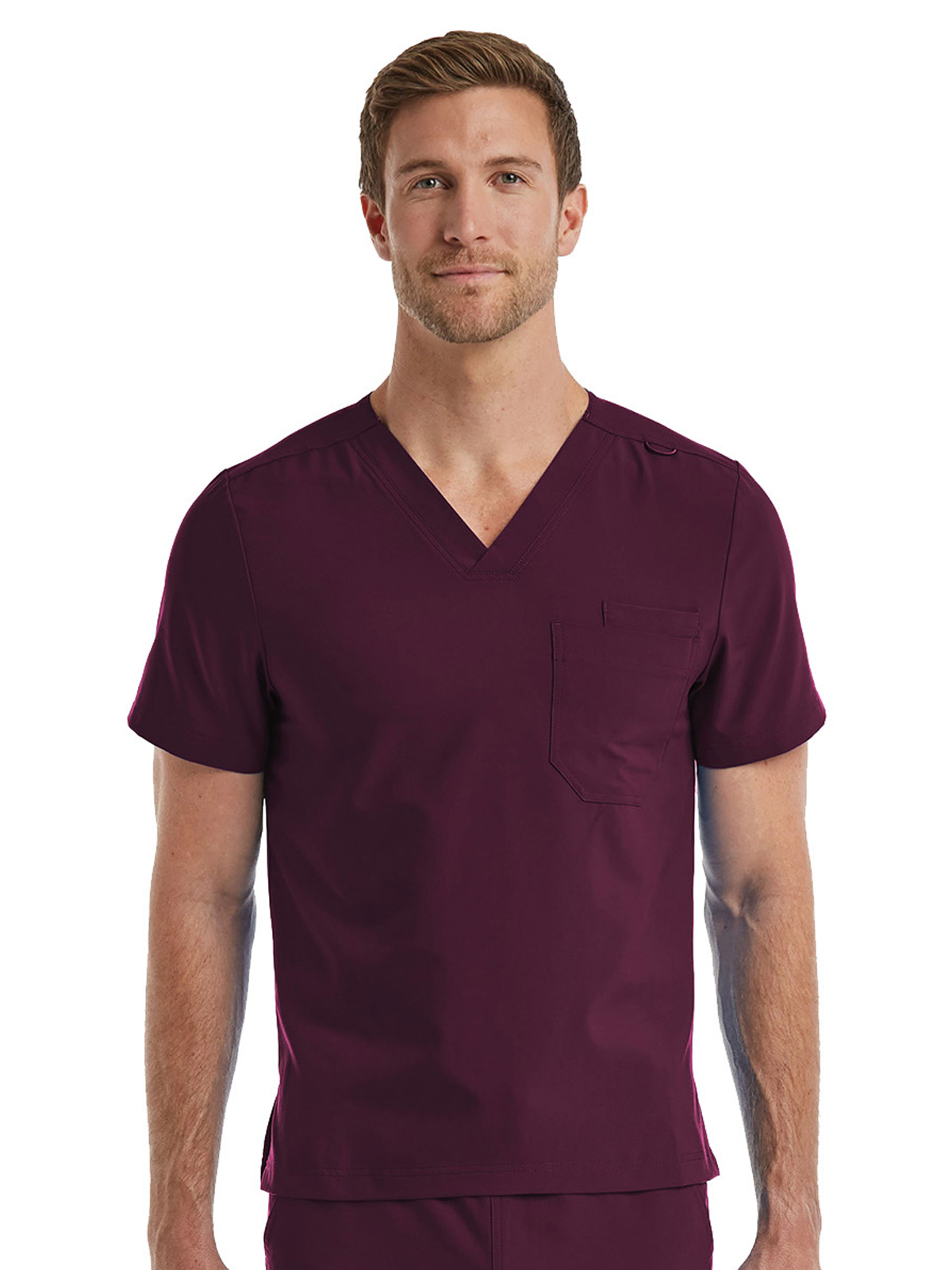 ScrubJoy Fit-4-All - Unisex One-Pocket V-Neck Top 14