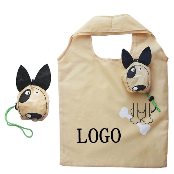 Dog Shaped Foldable Shopping Tote Bag 3